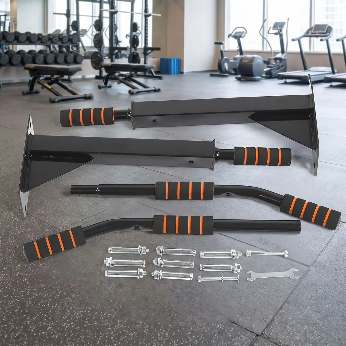 barre de traction murale exterieur demontee