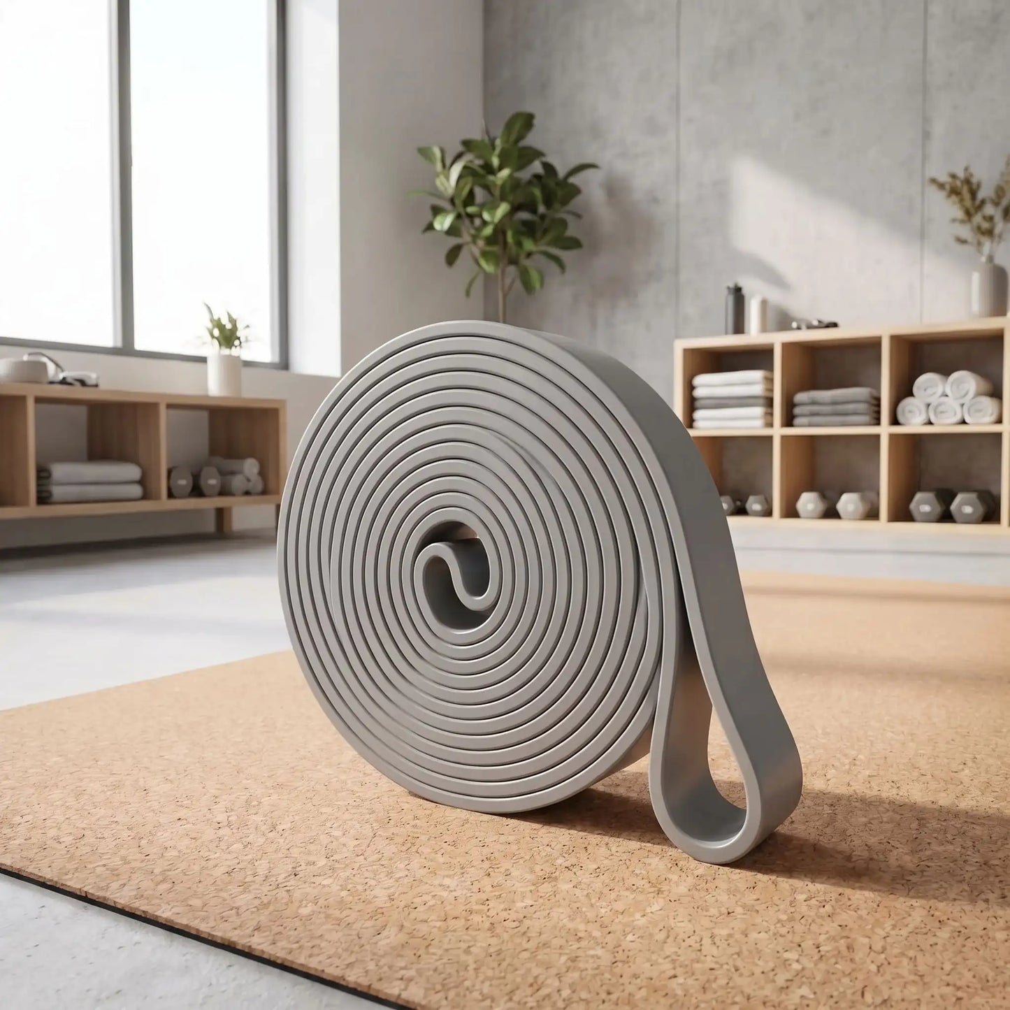 elastique musculation gris résistance 104-113 kg