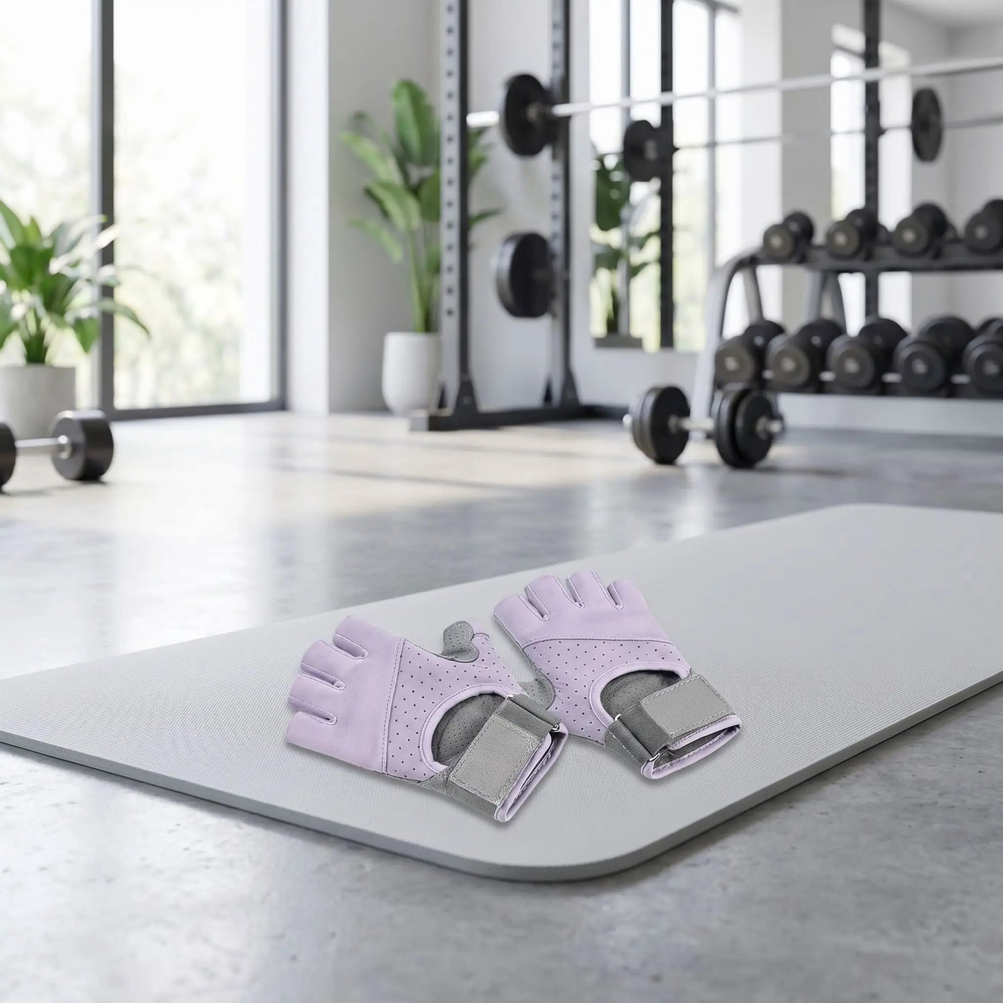 gant de musculation violet