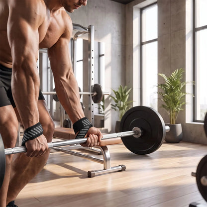 athlete portant sangle tirage muscu