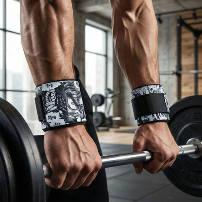 bande de musculation poignet blanc 
