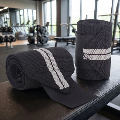 bande de musculation poignet gris-noire