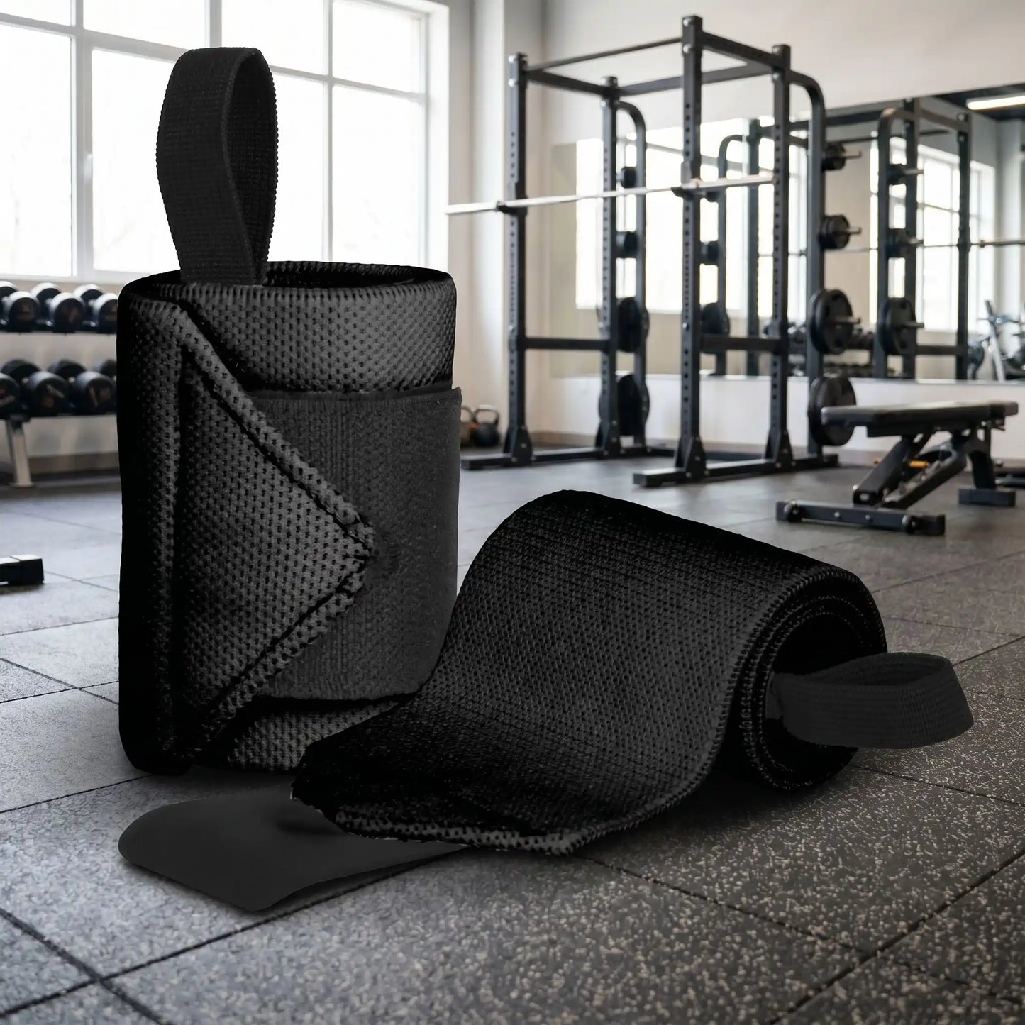 bande de musculation poignet noire