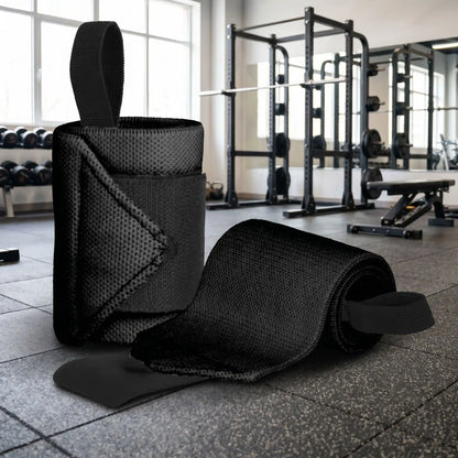 bande de musculation poignet noire
