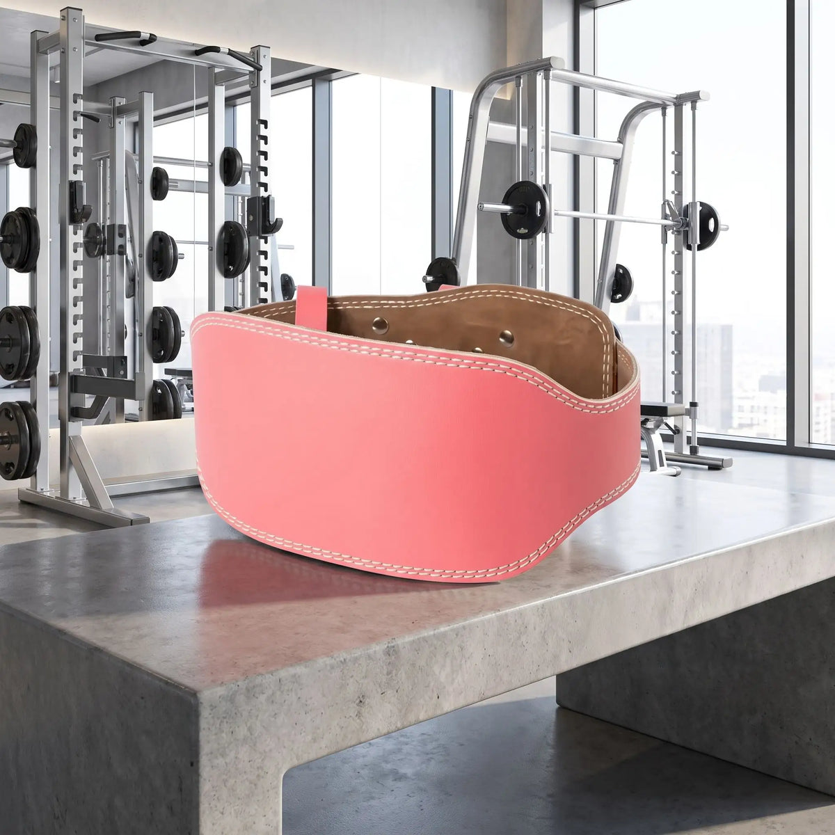 ceinture pour la musculation rose