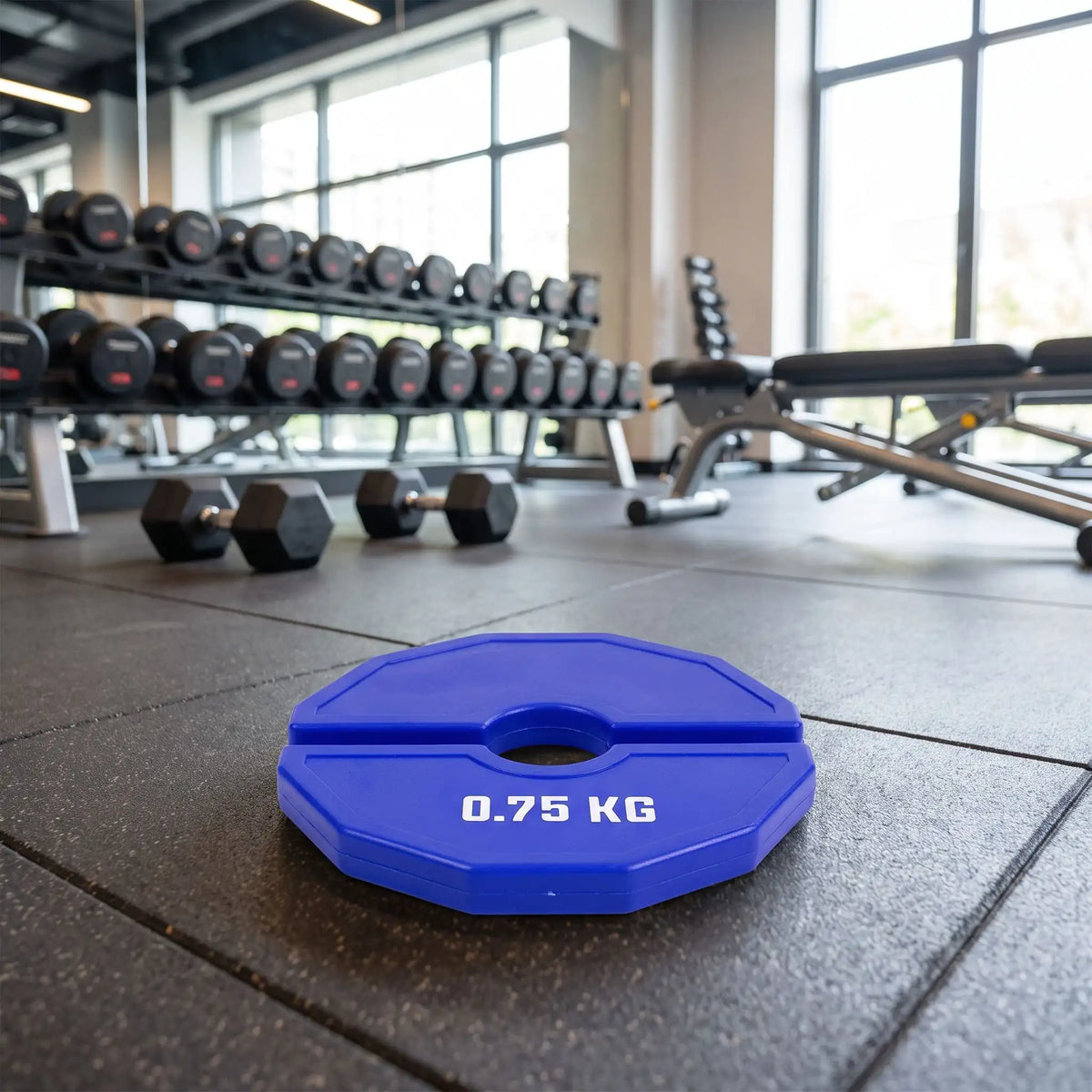disque musculation bleu 0.75 kg