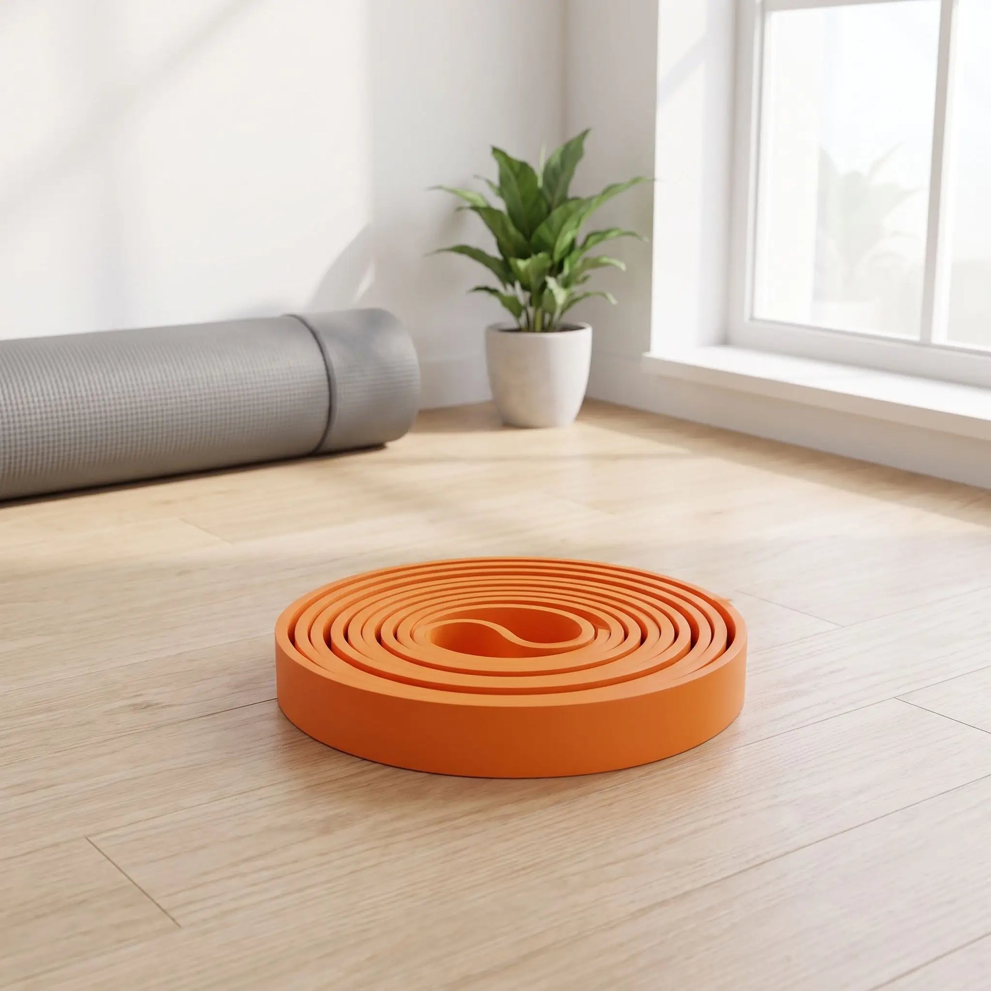 elastique musculation orange résistance 38-104 kg