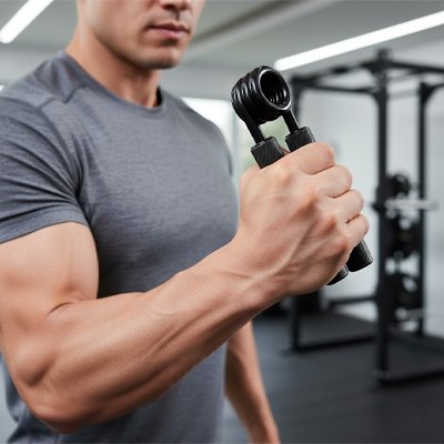 exercice avant bras avec hand grip