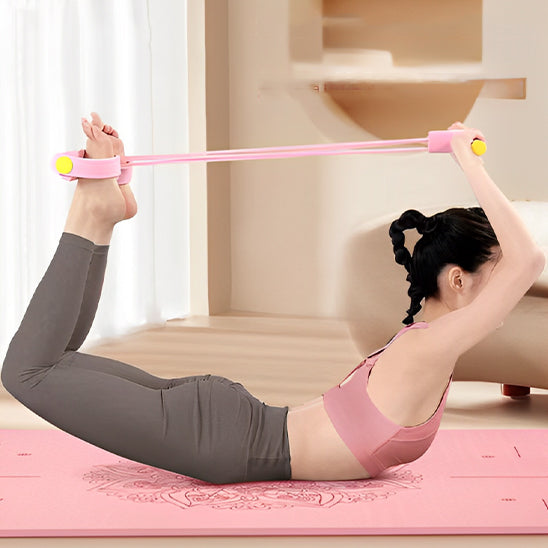 exercice dos avec elastique de musculation