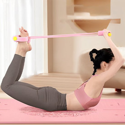 exercice dos avec élastique musculation 