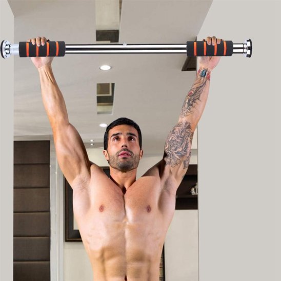 exercice dos utilisant barre de traction domicile