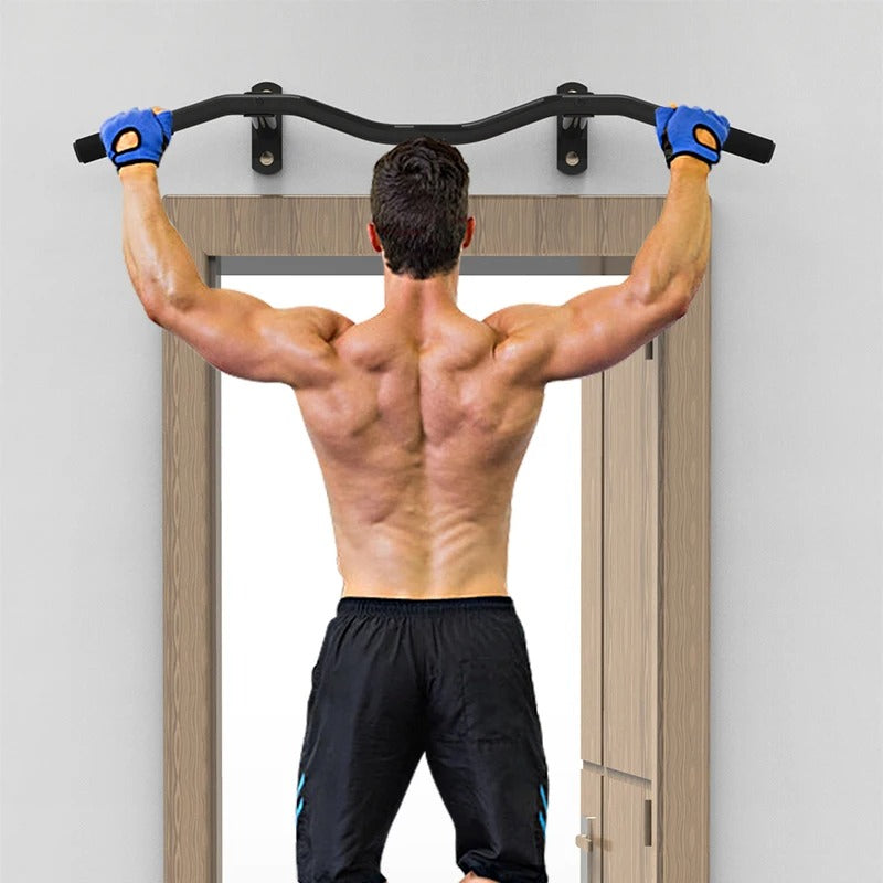 exercice dos utilisant barre de traction murale