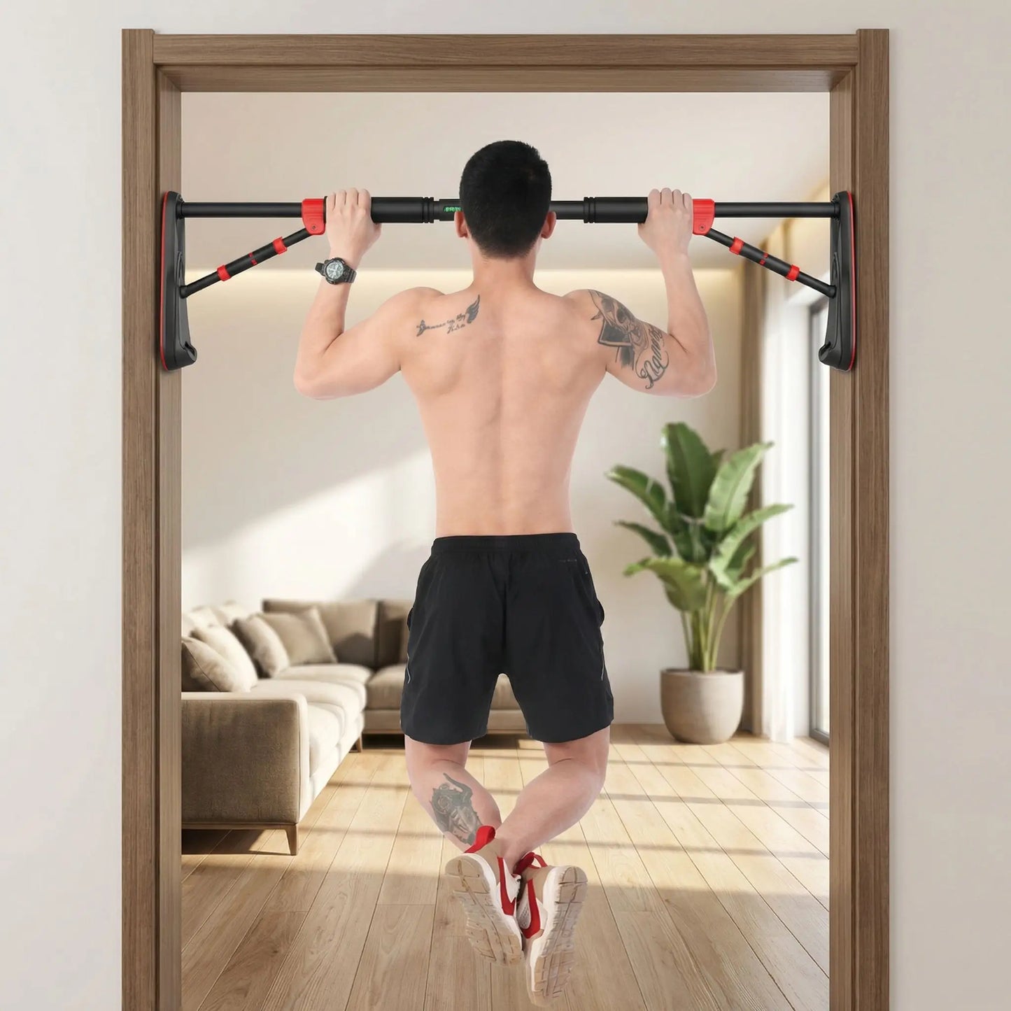 exercice dos utilisant barre de traction