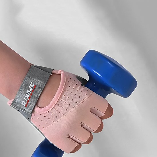 Gant de musculation rose