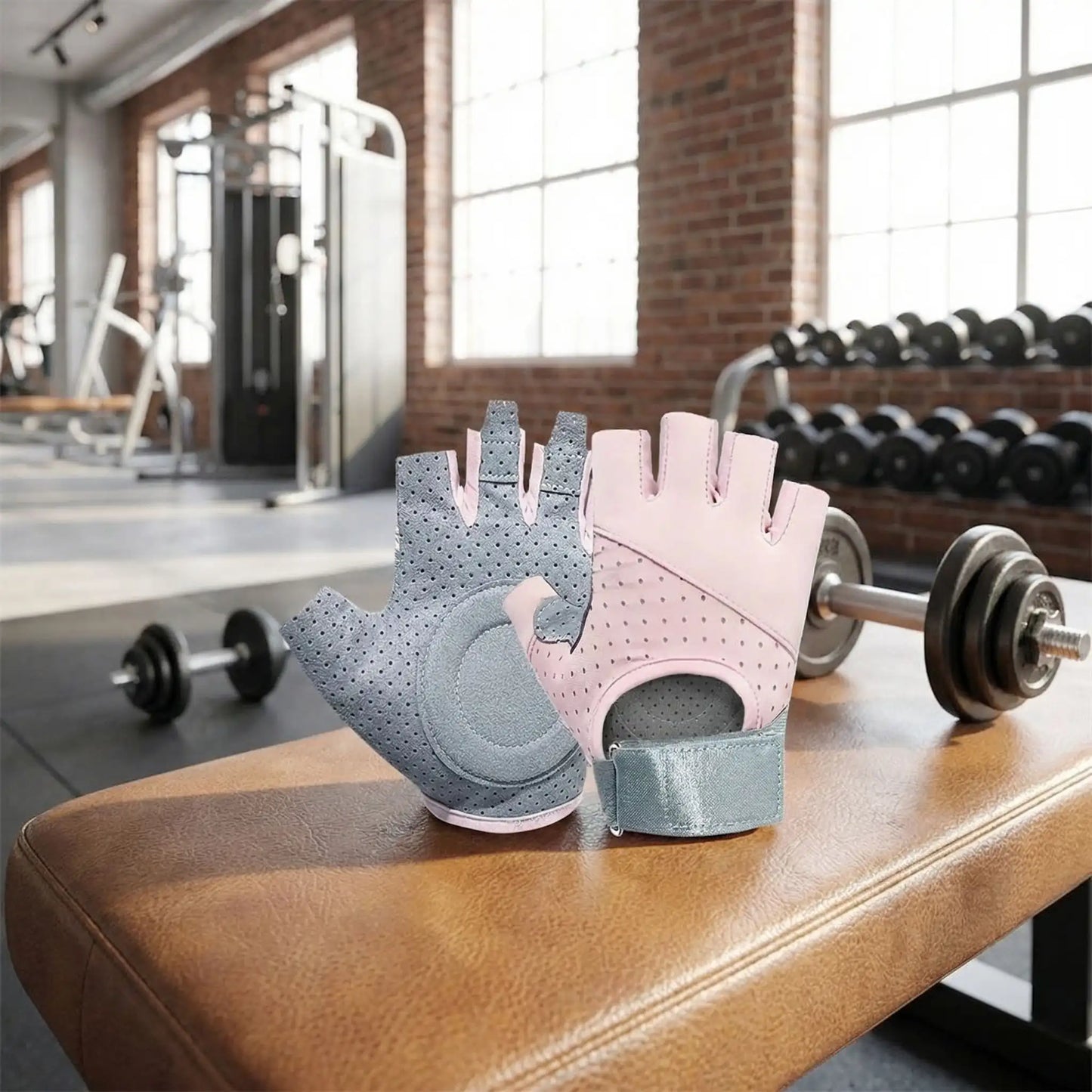 gant de musculation rose
