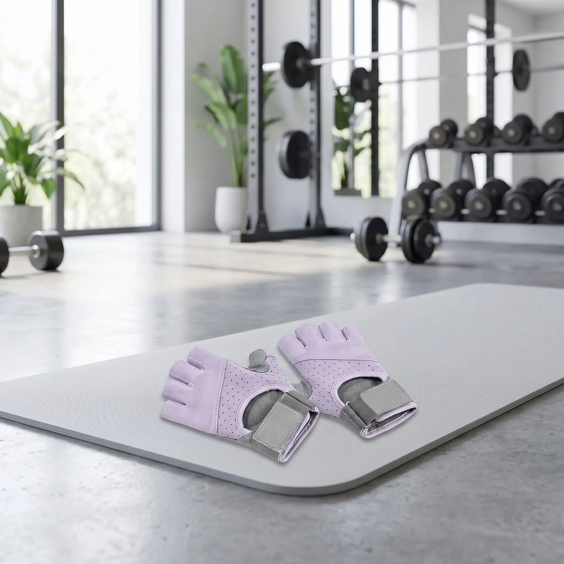 gant de musculation violet