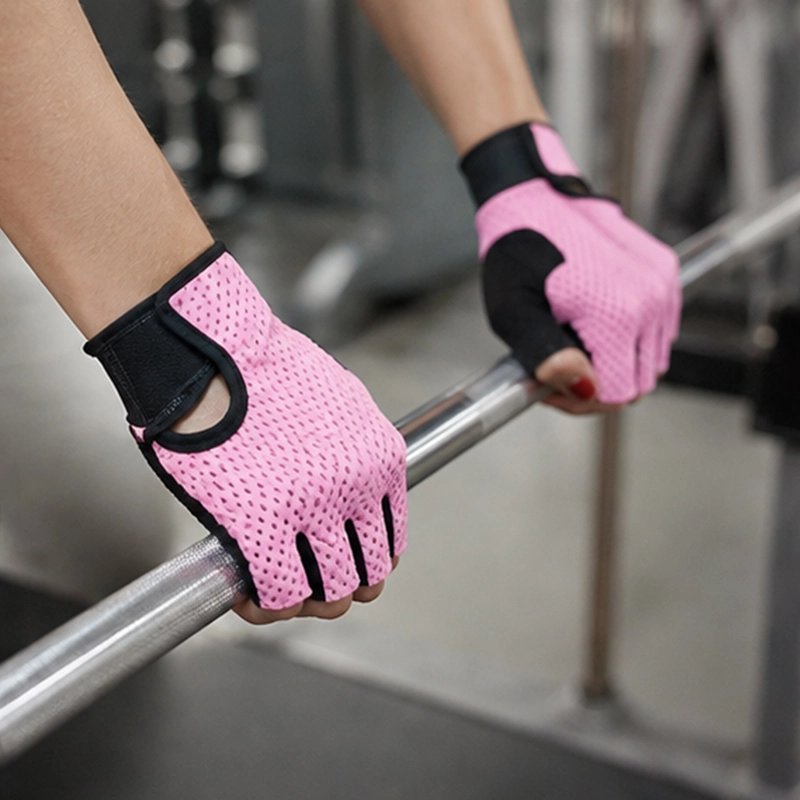 Gant musculation rose