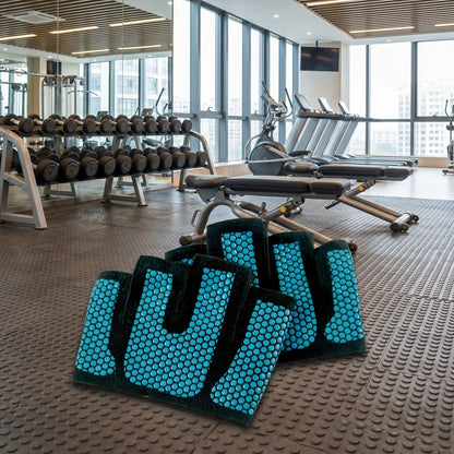 gants pour la musculation bleu