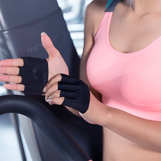 Gants pour la musculation noir