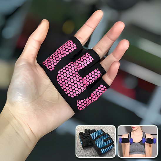 Gants pour la musculation rose