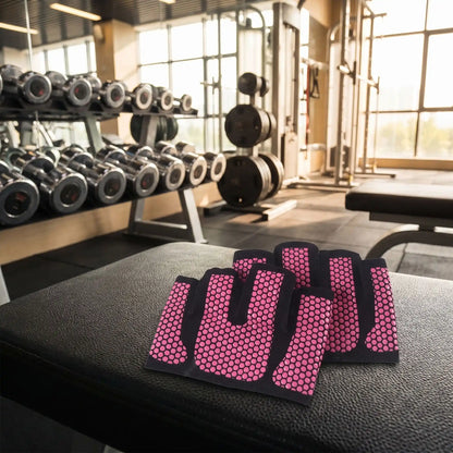 gants pour la musculation rose