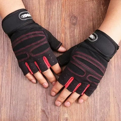 Gants pour la musculation rouge