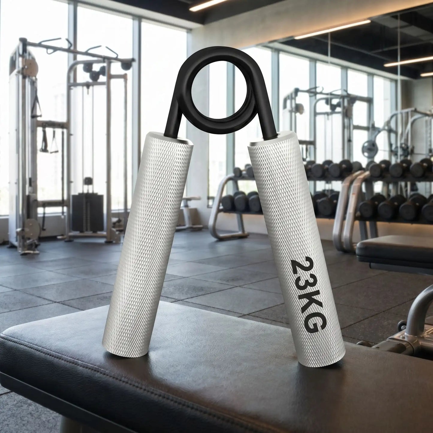 hand grip ergonomique argent 23 kg