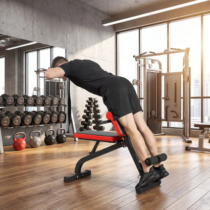 homme exercice lombaire sur banc pour lombaires