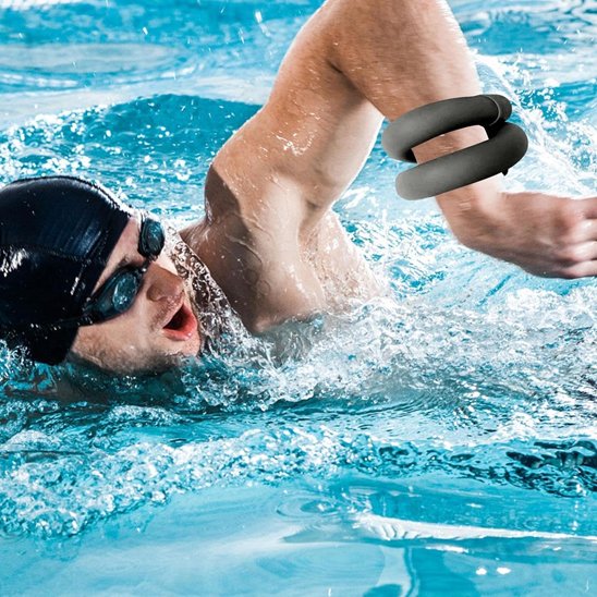 natation avec bracelet lesté