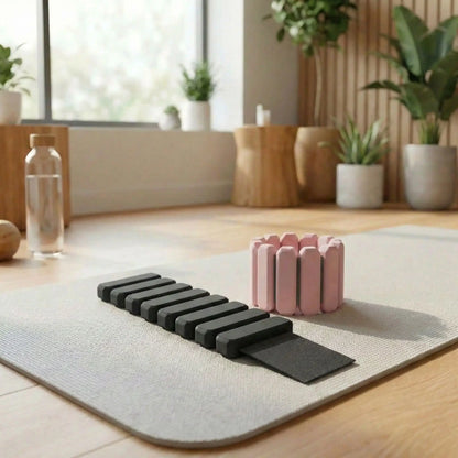 poid chevilles rose noire