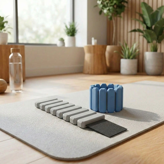 poids pour les chevilles bleu gris