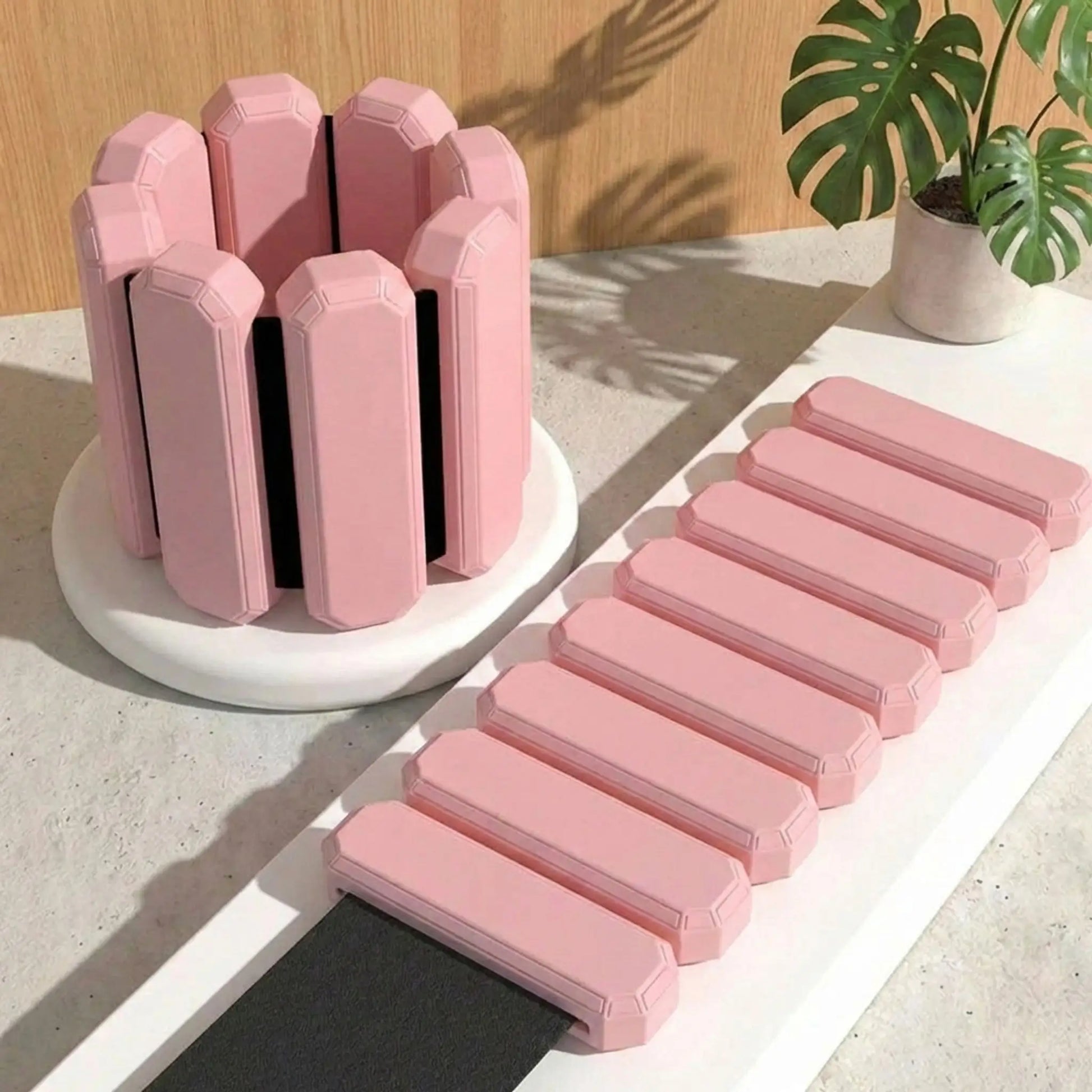 poids pour les chevilles rose