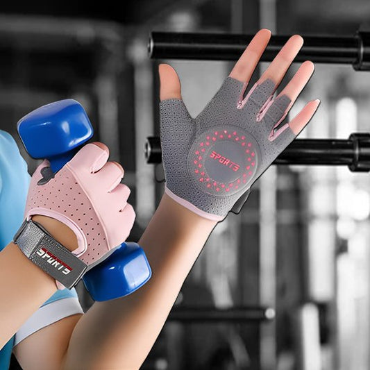 prise haltère avec gant de musculation