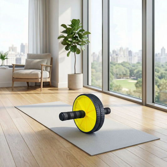 roulette abdominale jaune