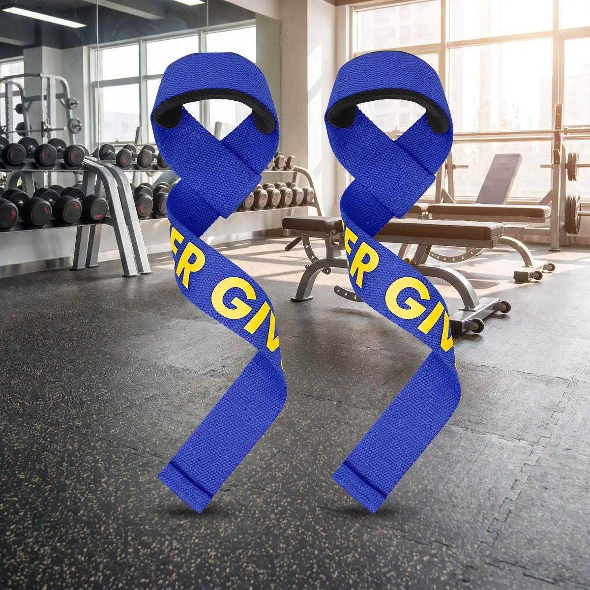 sangle pour musculation bleu
