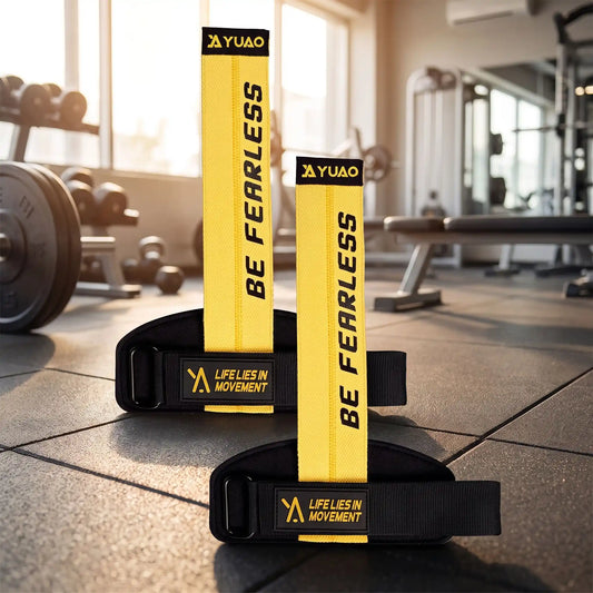 sangle salle de sport jaune noire