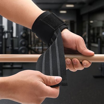 utilisation sangle de tirage sur barre musculation